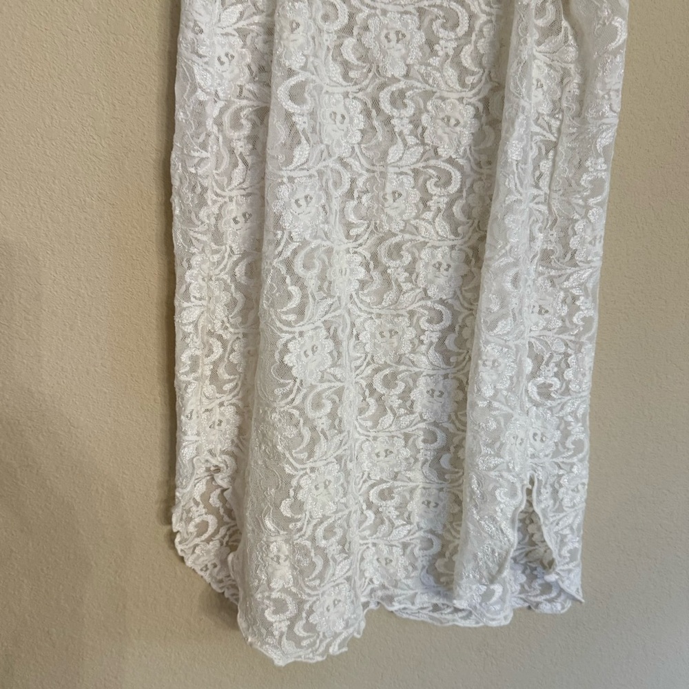 Vintage Cinema Etoile Lace Camisole Beaded Sheer Lingerie Size S - Picture 11 of 15